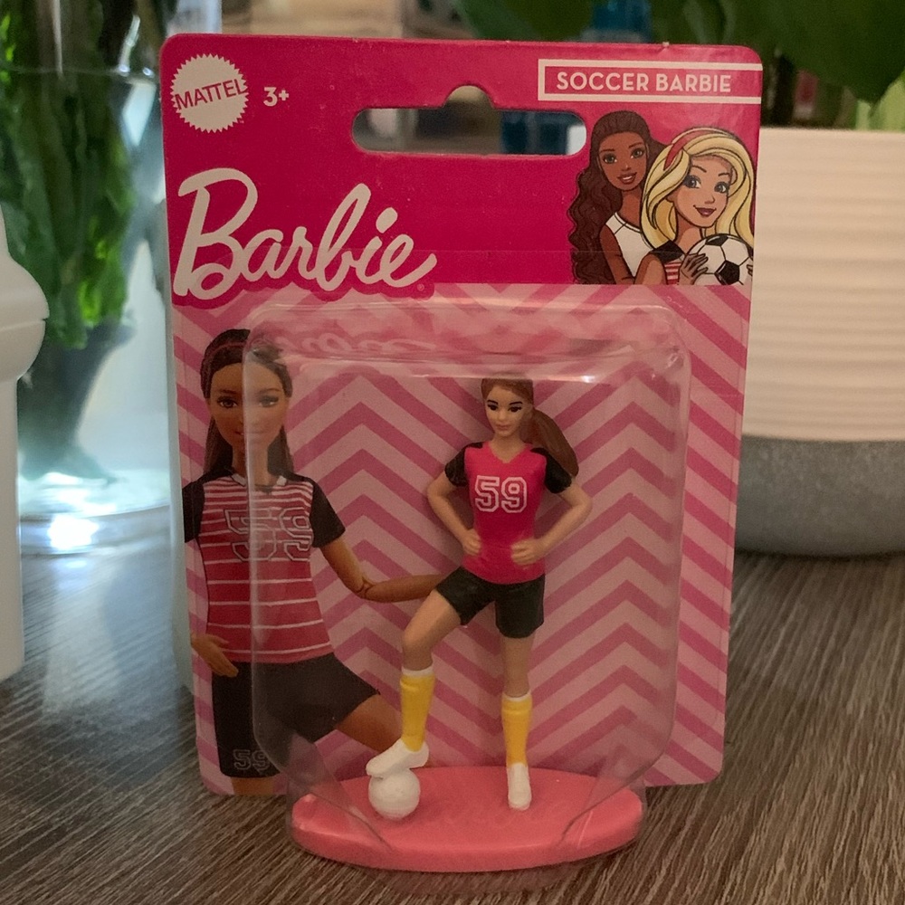 NEW Soccer Barbie Figure
